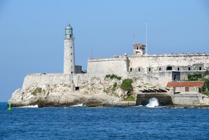 El Morro on a sunny day, Havana, Cuba - Castillo de los Tre…