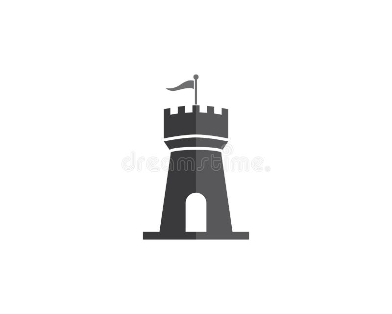 Castle Logo stock illustration Castle Logo stock illustration