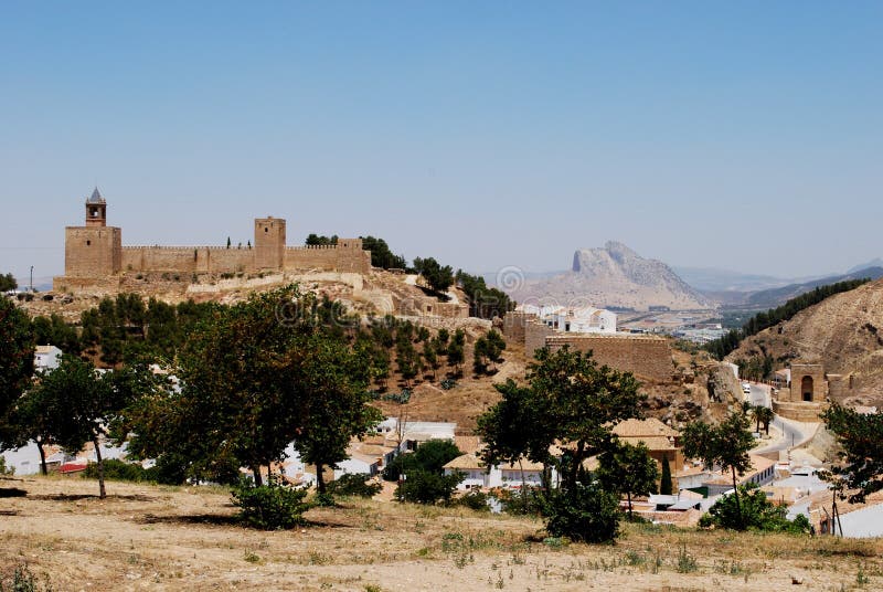 Castle, Antequera, Andalusia, Spain. Stock Photo Image of castle