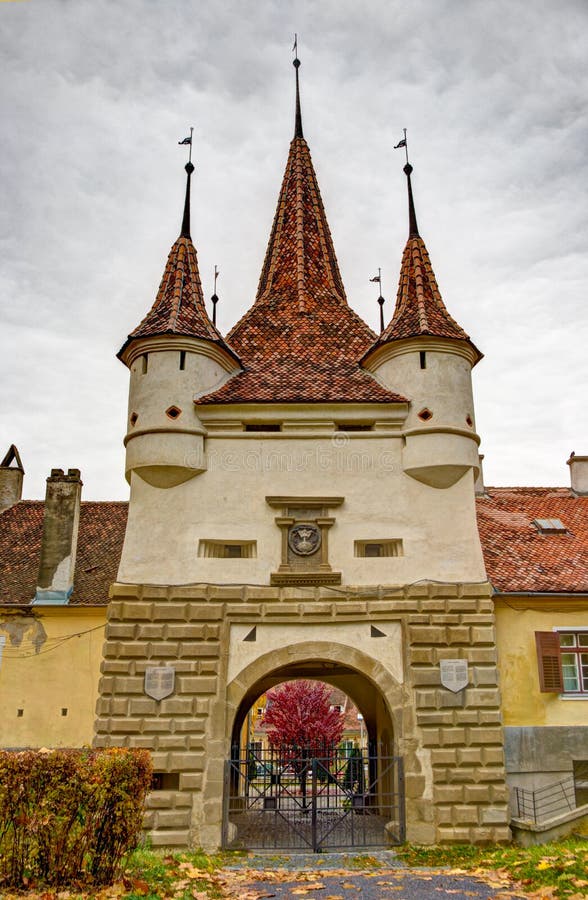Castle near Brasov, Transylvania stock image Castle near Brasov, Transylvania stock image