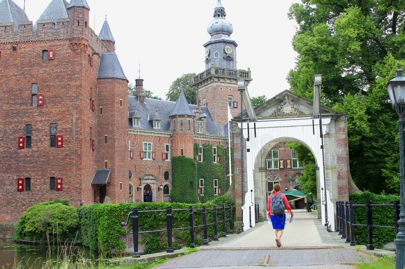 Castle Nyenrode University drawbridge, Netherlands