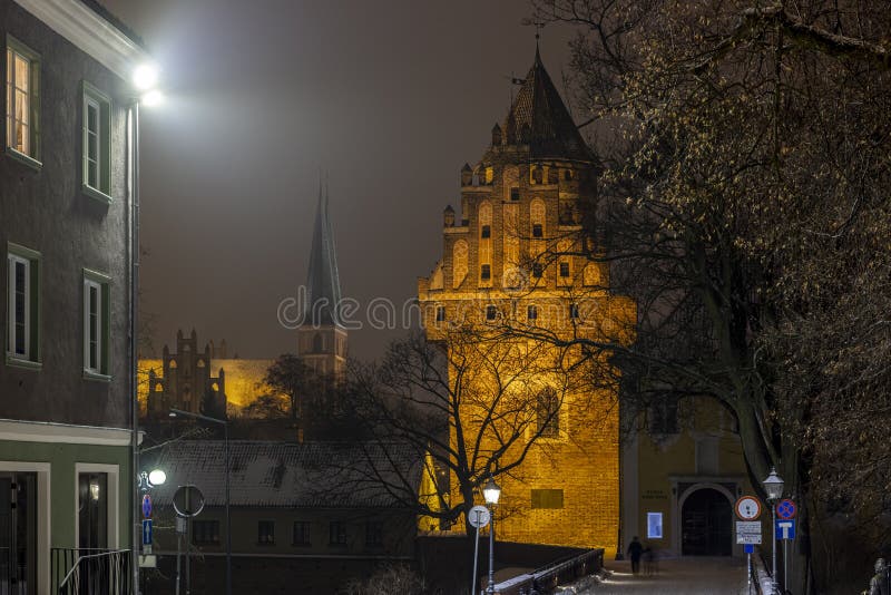 The Warmia Chapter Castle (Olsztyn, Poland) Stock Photo