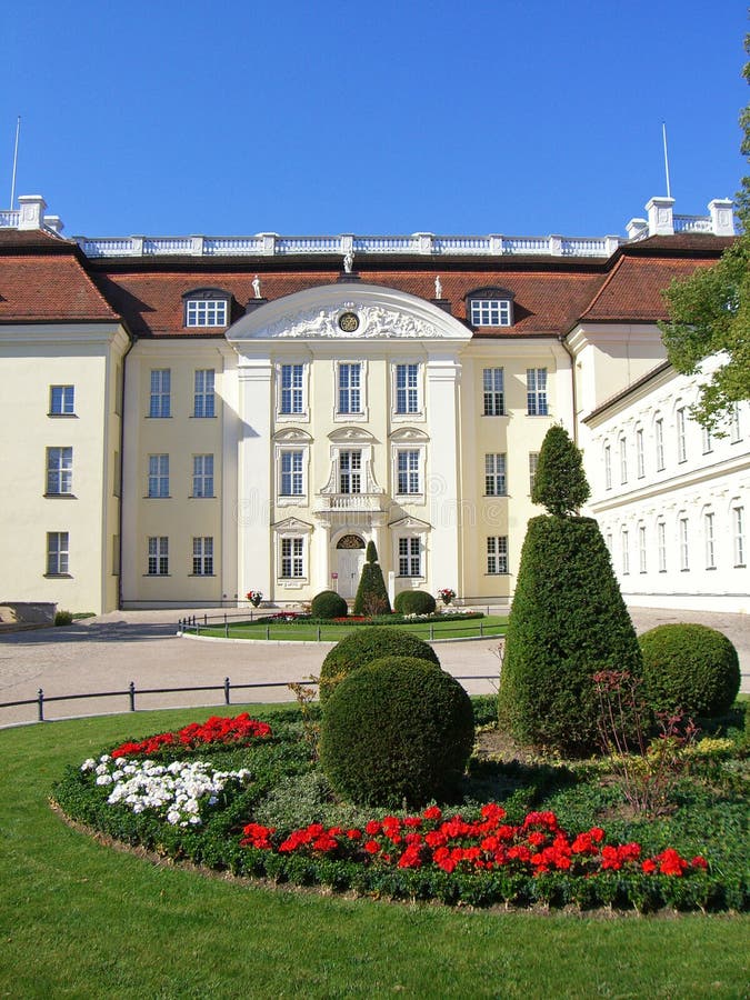 Castle and Park of Koepenik in Berlin. Pillar column garden stock images, royalty-free photos and pictures