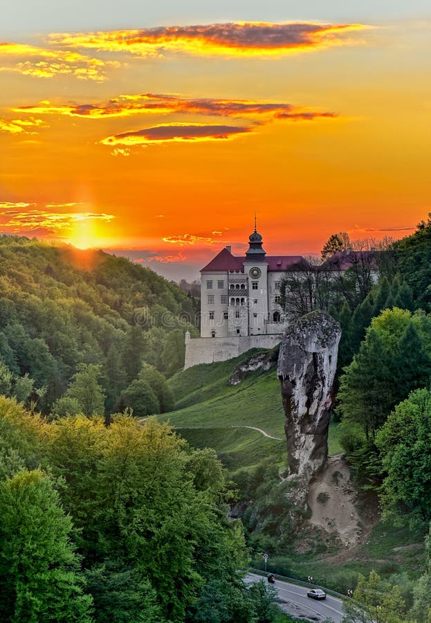 Castle Pieskowa Skala in Poland