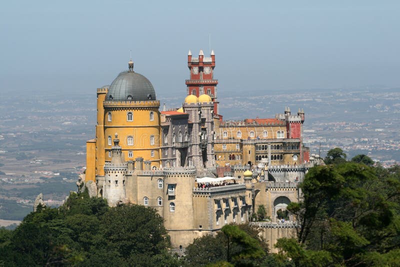 Castle of Sintra royalty free stock photo Castle of Sintra royalty free stock photo