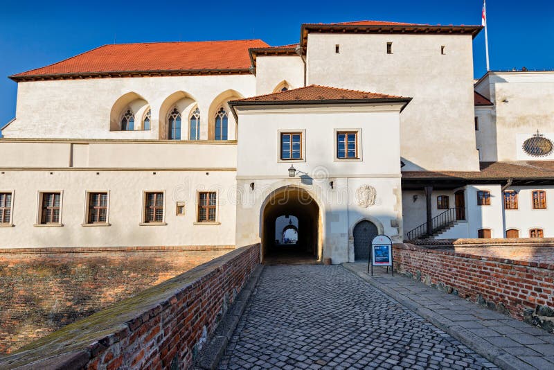 Castle spilberk brno czech republic stock foto
