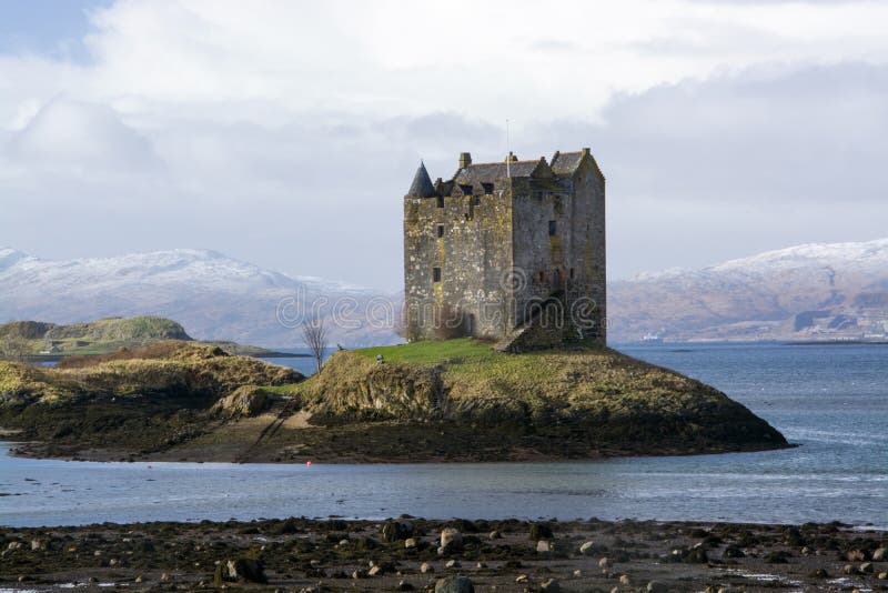 Castle Stalker, Scottland stock images Castle Stalker, Scottland stock images