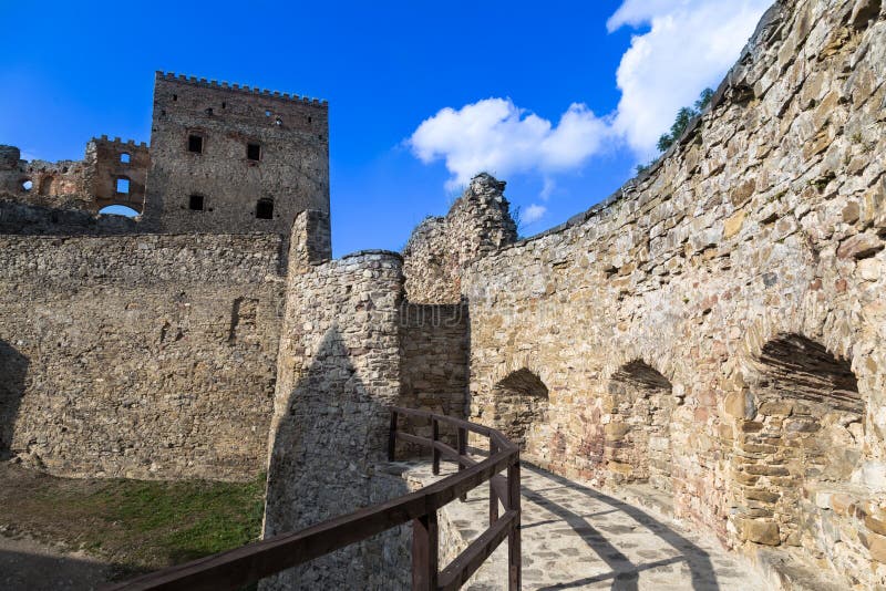 Castle in Stara Lubovna inside. Slovakia.