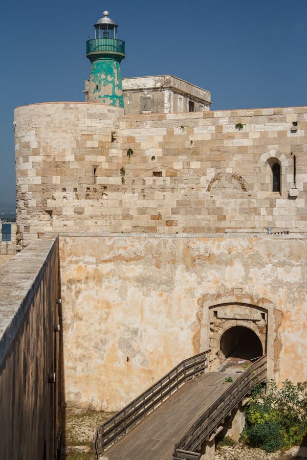 Castle of Syracuse, Sicily Island Stock Image Image of italy, culture