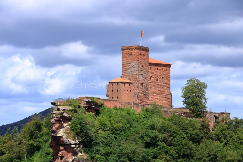 Castle Trifels in Palatinate Forest in Germany