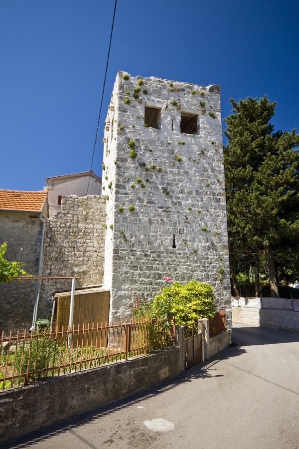 Castle turret in Turanj