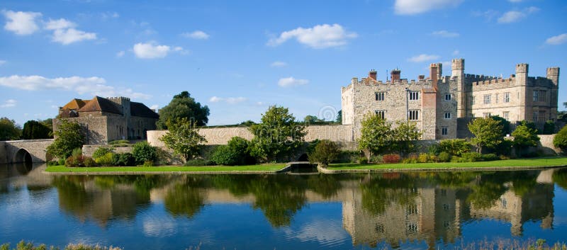 Castle water and sky