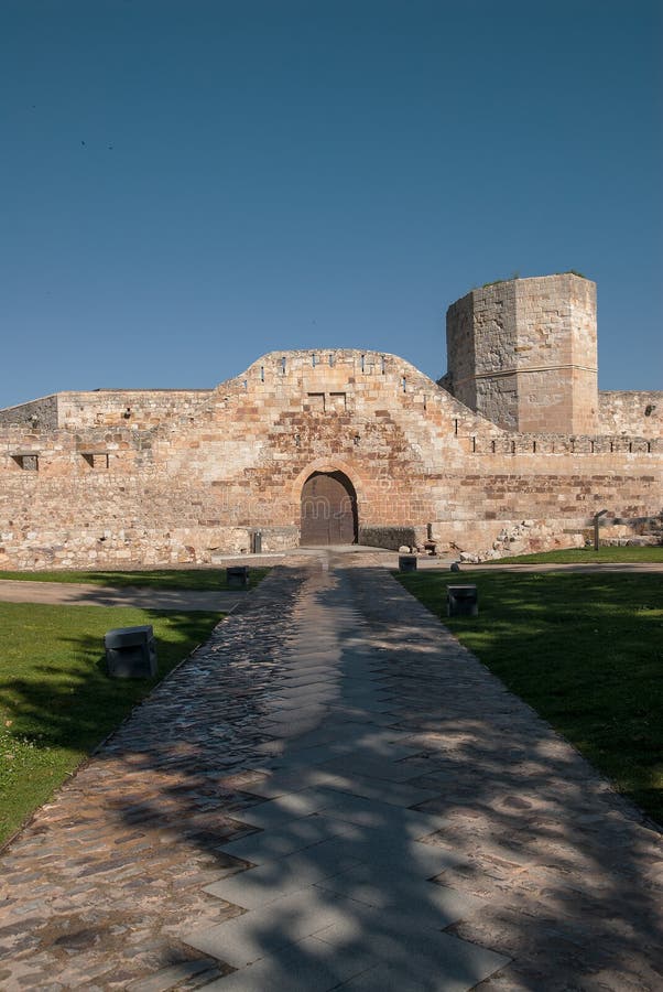 Castle in Zamora stock image. Image of leon, castle, summer 20265663