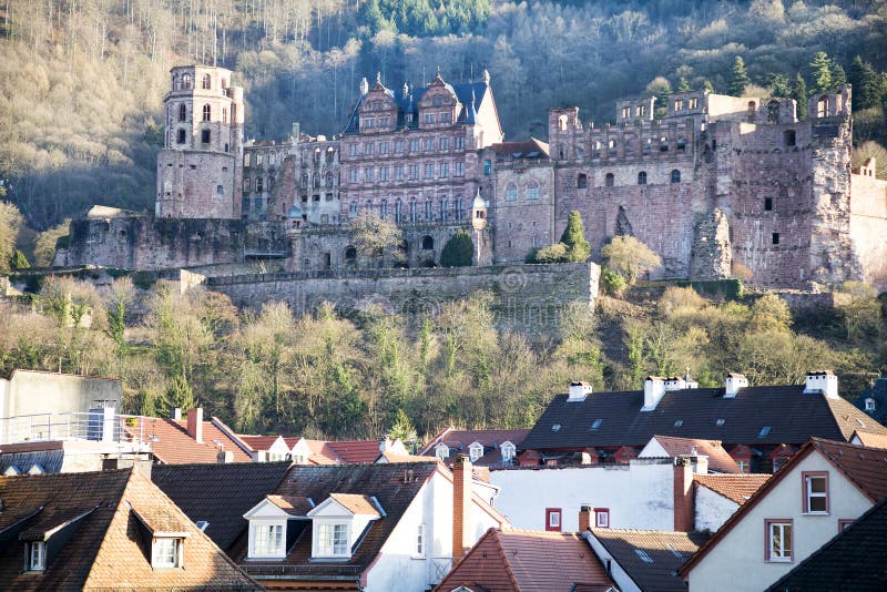 Castle Χαϋδελβέργη, Baden Wuerttemberg, Γερμανία στοκ φωτογραφίες Castle Χαϋδελβέργη, Baden Wuerttemberg, Γερμανία στοκ φωτογραφίες