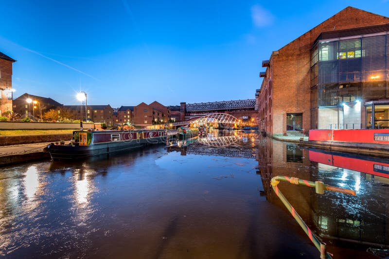 Castlefield Manchester England Großbritannien Europa lizenzfreie stockfotografie