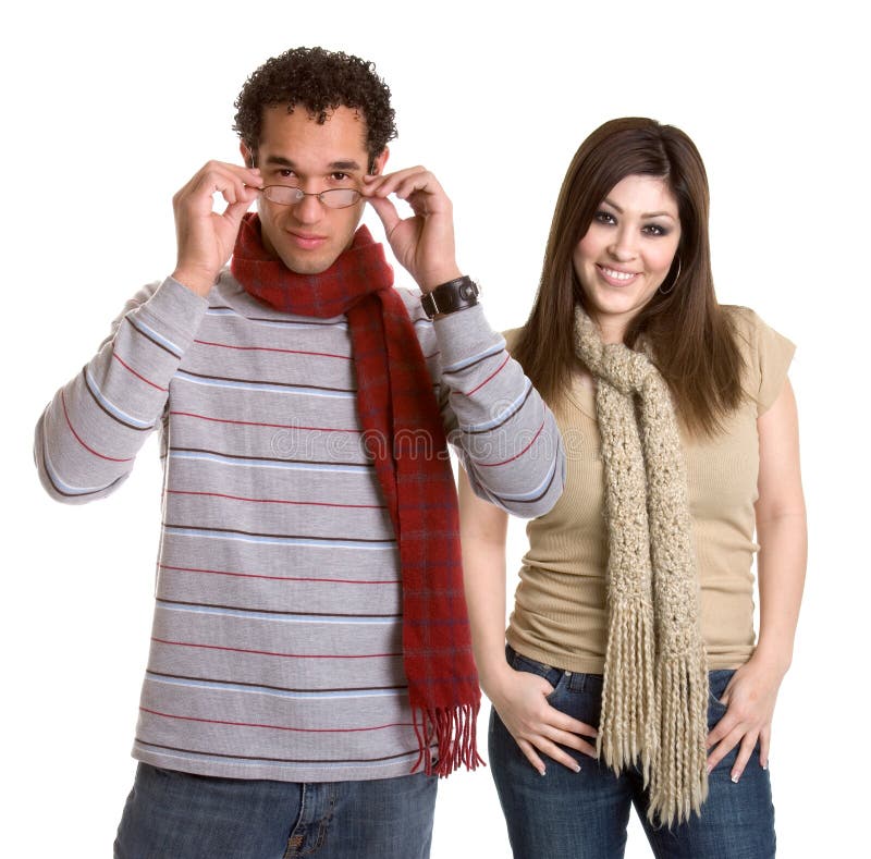 Casual Friends stock photo. Image of glasses, girl, teens 2105318