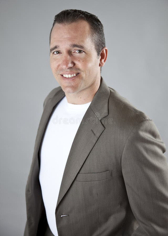 Smiling Jewish Man in Skullcap Stock Photo Image of modern friendly