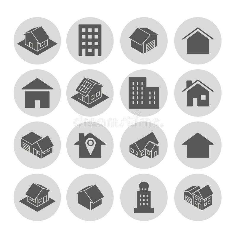 Casă suburbie tradițională. pictograme de casă. bunuri imobiliare. conturul locuințelor sau al locuințelor. patria casa. clădiri r stock illustration