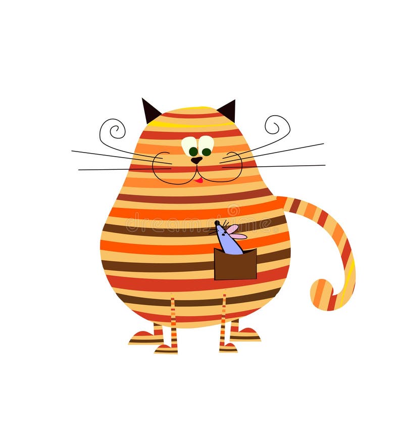 Cat stock illustration