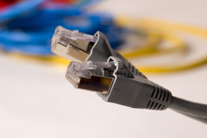Cat 5 cables stock image. Image of components, interconnect 2691175