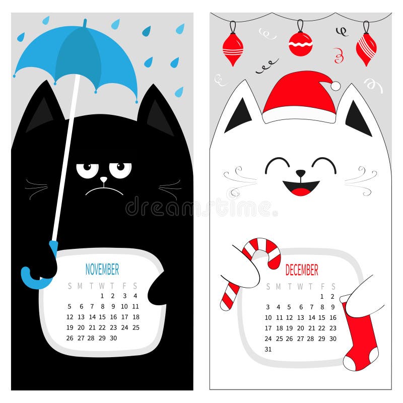 Cat Calendar 2017. Cute Funny Cartoon White Black Character Set. July August Hello Summer Month Stock Vector - Illustration of head, face: 80936296 Cat Calendar 2017. Cute Funny Cartoon White Black Character Set. July August Hello Summer Month Stock Vector - Illustration of head, face: 80936296