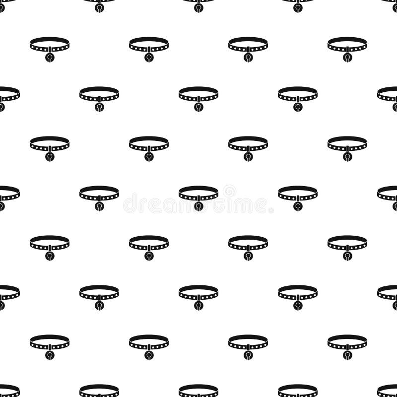 Cat collar pattern vector stock vector. Illustration of domestic