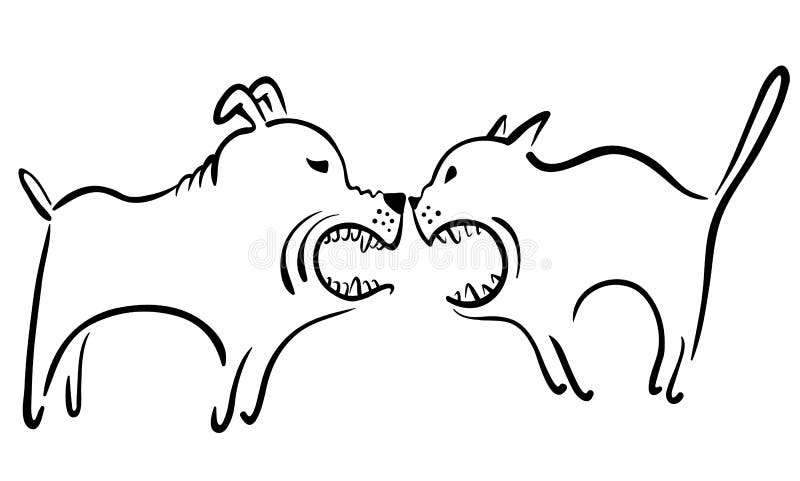 Cat Dog Fight Stock Illustrations – 147 Cat Dog Fight Stock Illustrations, Vectors & Clipart - Dreamstime Cat Dog Fight Stock Illustrations – 147 Cat Dog Fight Stock Illustrations, Vectors & Clipart - Dreamstime