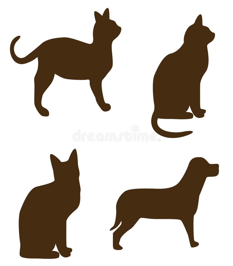 Cat dog shapes