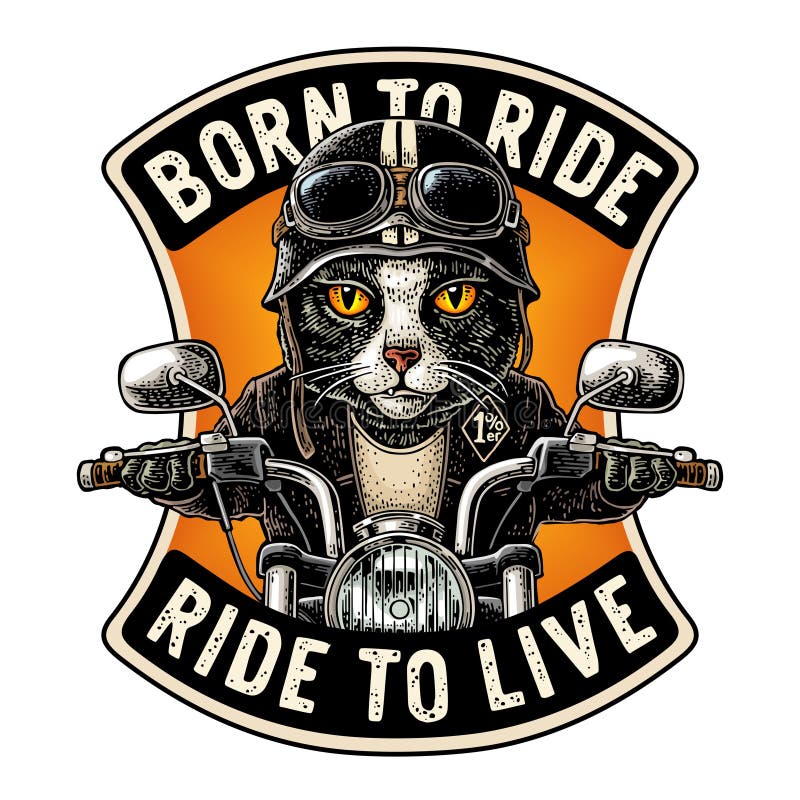 Vintage motorcycle t-shirt design. Motorcycle riders typography. Born to  ride. Racers club emblem. Vector vintage illustration.:: tasmeemME.com