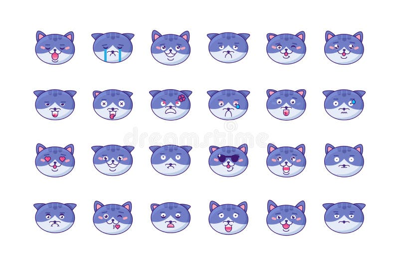 Emoji Excited Cat Stock Illustrations – 36 Emoji Excited Cat Stock ...