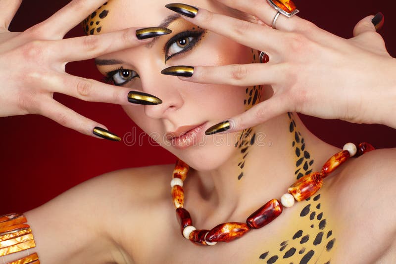 476 Cat Girl Nails Stock Photos - Free & Royalty-Free Stock Photos from  Dreamstime