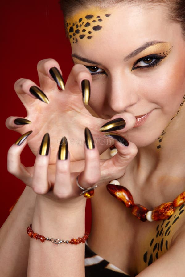 476 Cat Girl Nails Stock Photos - Free & Royalty-Free Stock Photos from  Dreamstime