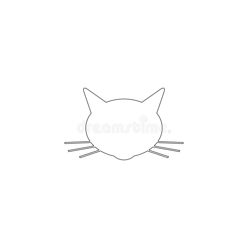 Cat Head Outline Stock Illustrations 7 512 Cat Head Outline Stock Illustrations Vectors Clipart Dreamstime