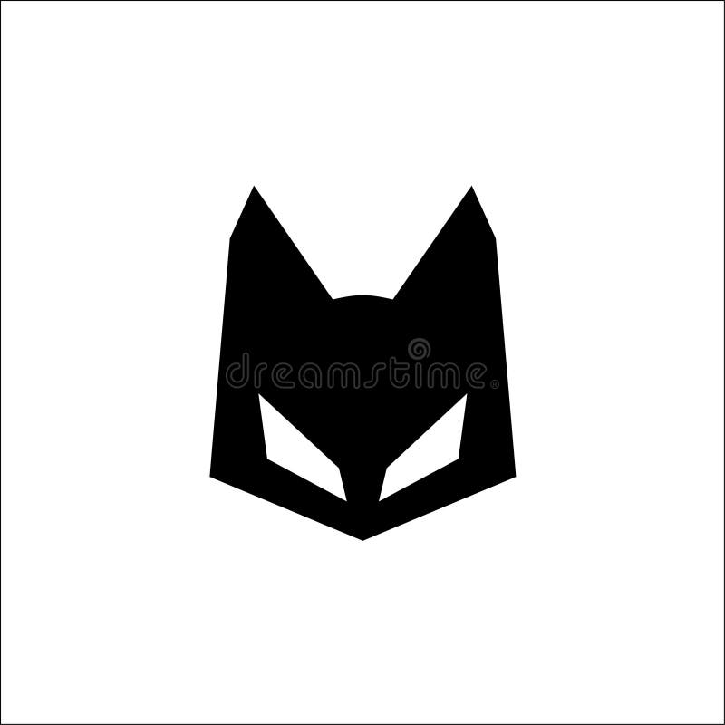 Cat head icon stock vector. Illustration of black, illustration 95166118