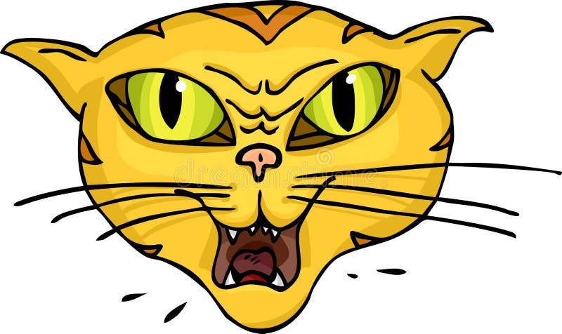 Download Cat, Angry, Face. Royalty-Free Vector Graphic - Pixabay