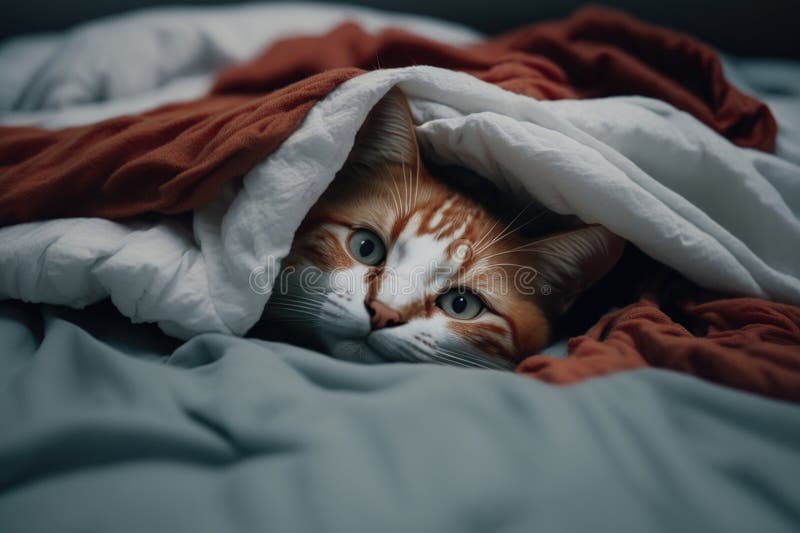 Cat Under Bed Stock Illustrations 345 Cat Under Bed Stock