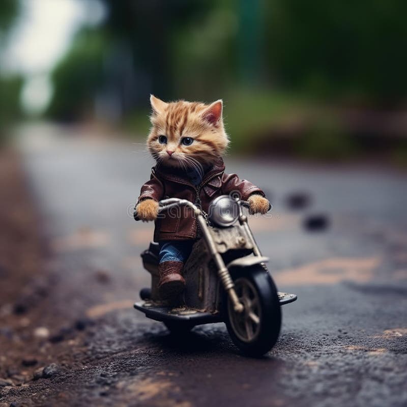 Animals Riding Motorcycle Stock Illustrations – 223 Animals Riding ...