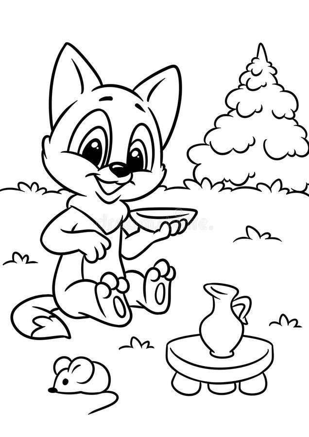 Milk coloring page stock illustration. Illustration of country - 87702316