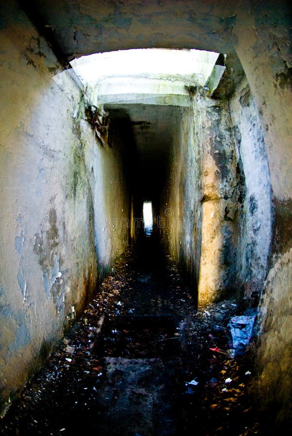 Obsolete underground military catacombs in Paldiski, Estonia. Image manipulated with high grain. Obsolete underground military catacombs in Paldiski, Estonia. Image manipulated with high grain.