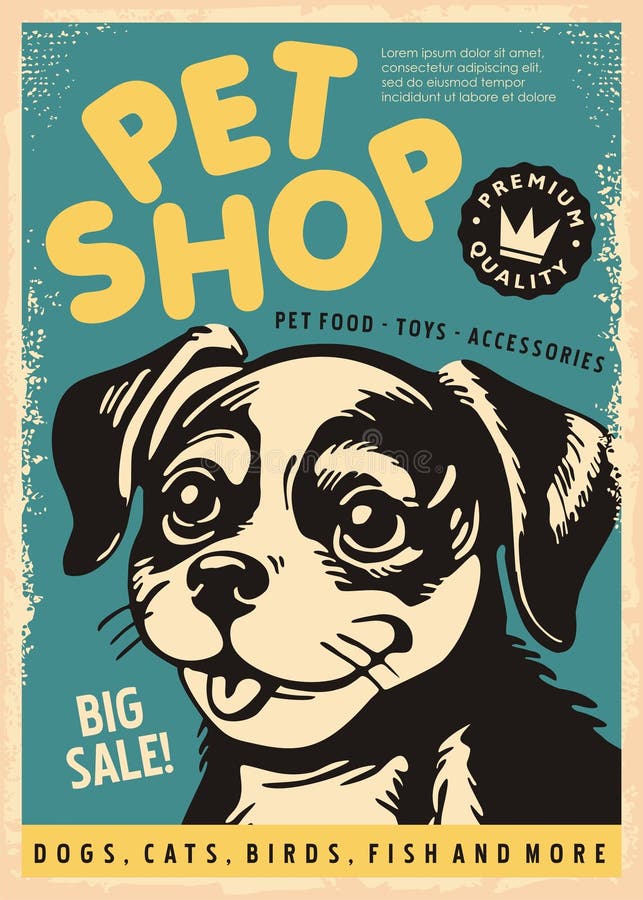 Catadiottro grafico per cani carino illustrazione di stock