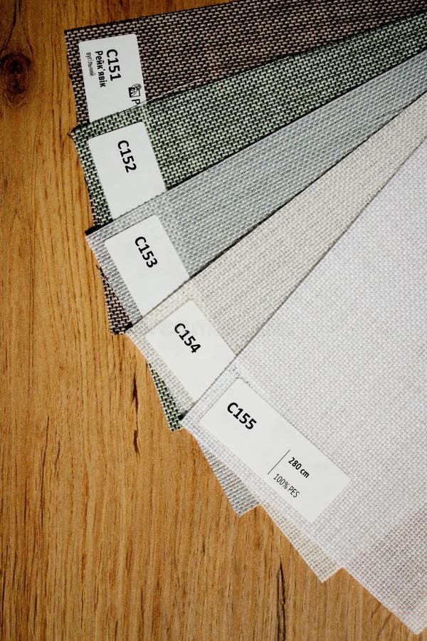 Catalog of Different Shades of Fabric Colors. Variety of Color of Dense Fabric Editorial Image