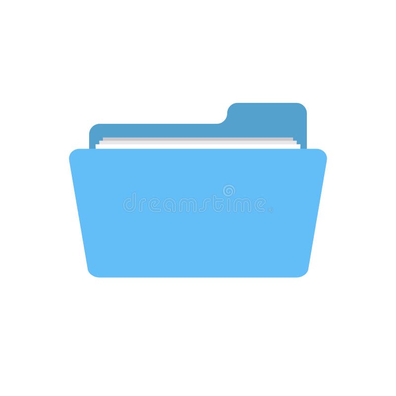 Catalog directory document documents file folder open icon royalty free illustration