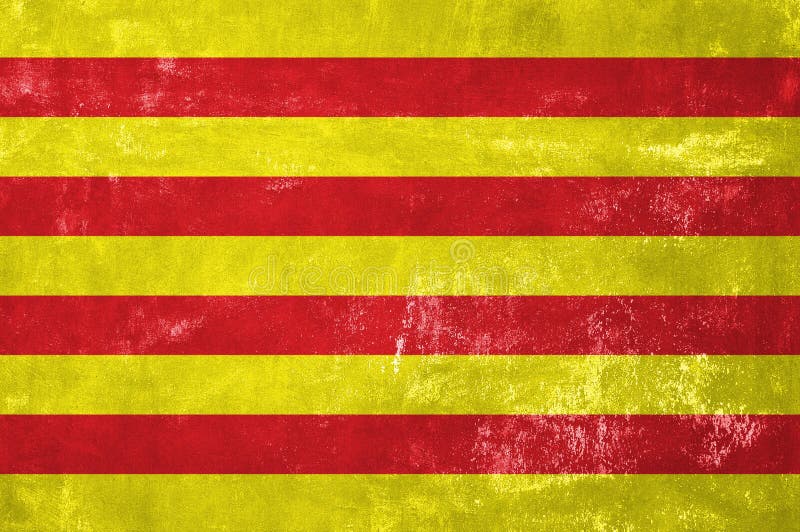 Catalonia - Catalan Flag stock image. Image of textured - 88806667