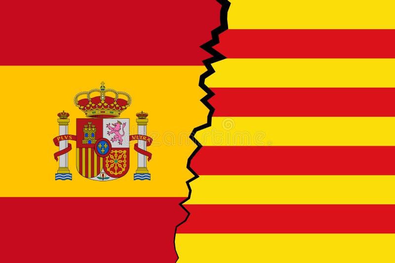 Catalonia Vs Spain - Independence Stock Photo - Image of republic,  scissors: 130107124