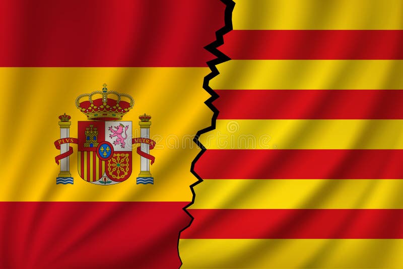 Catalonia Vs Spain - Independence Stock Photo - Image of republic,  scissors: 130107124