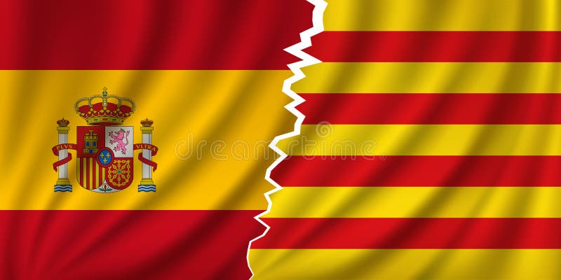 Catalonia Vs Spain - Independence Stock Photo - Image of republic,  scissors: 130107124