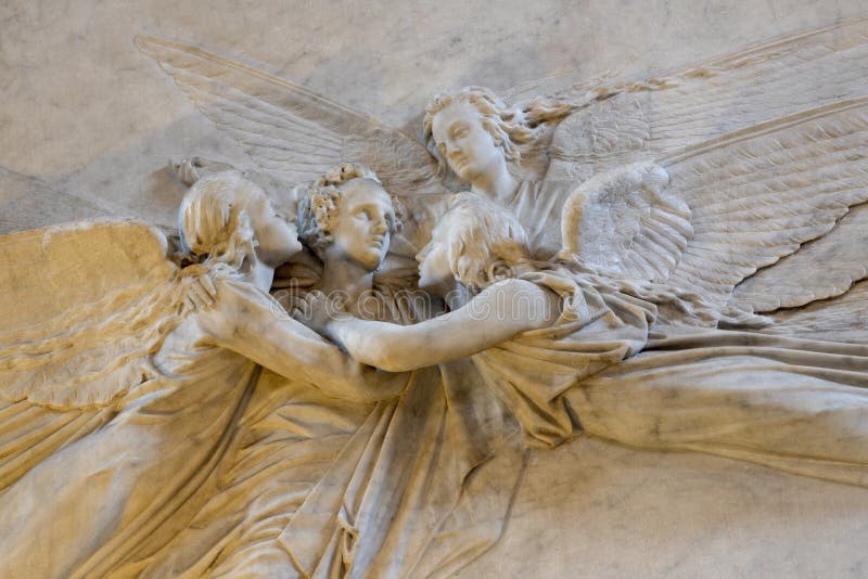 CATANIA, ITALY - APRIL 7, 2018: The detail of funeral monuments of opera composer Vincenzo Bellini in Cattedrale di Sant`Agata by Giovanni Battista Tassara 1876. CATANIA, ITALY - APRIL 7, 2018: The detail of funeral monuments of opera composer Vincenzo Bellini in Cattedrale di Sant`Agata by Giovanni Battista Tassara 1876