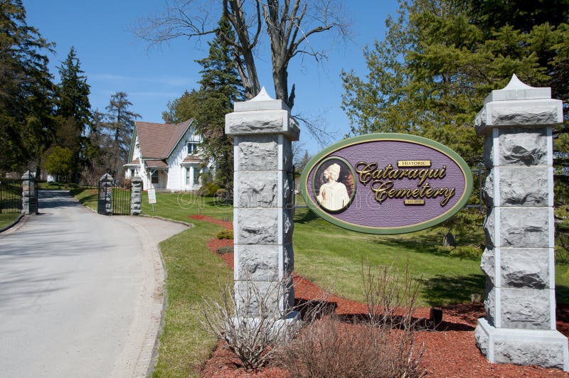 Cataraqui Cemetary Kingston Canada Editorial Stock Image Image of