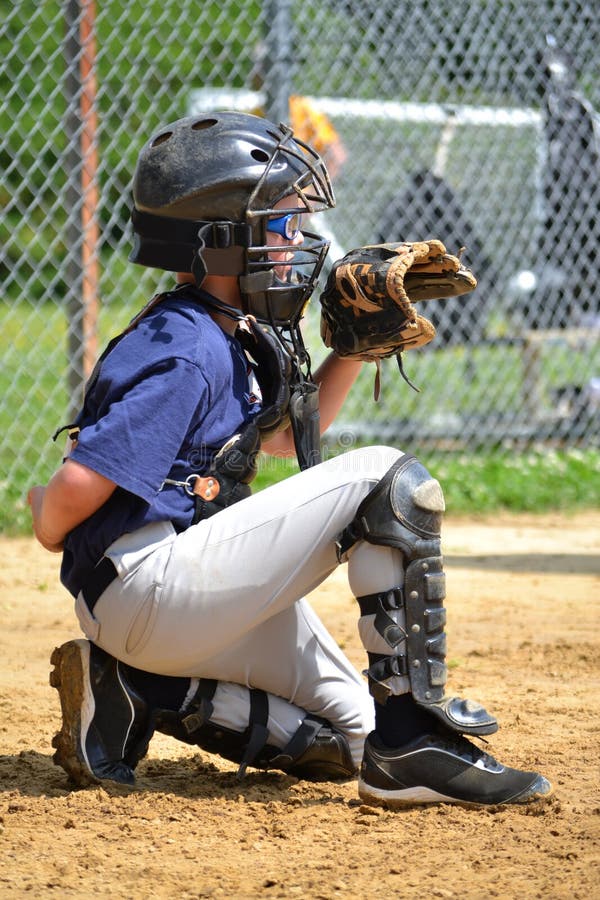 Youth Baseball Player at Bat Stock Image - Image of america, shadow:  32451459