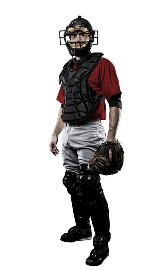 Catcher Baseball Player stock image. Image of batting 39839091